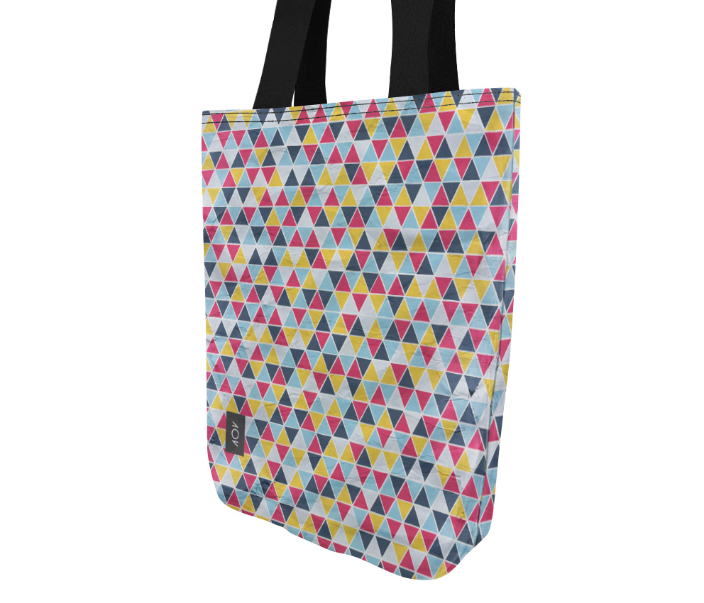 dobra bolsa azulejos triangulares coloridos 1