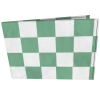 dobra old bandeira quadriculada verde e branca 0