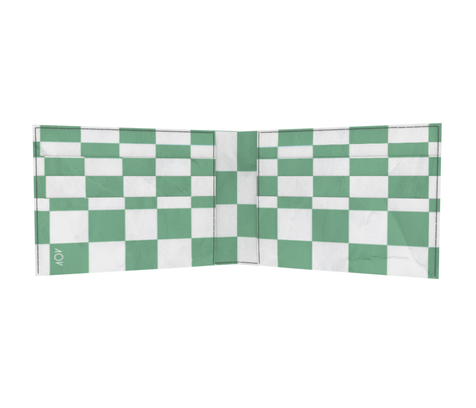 dobra old bandeira quadriculada verde e branca 1