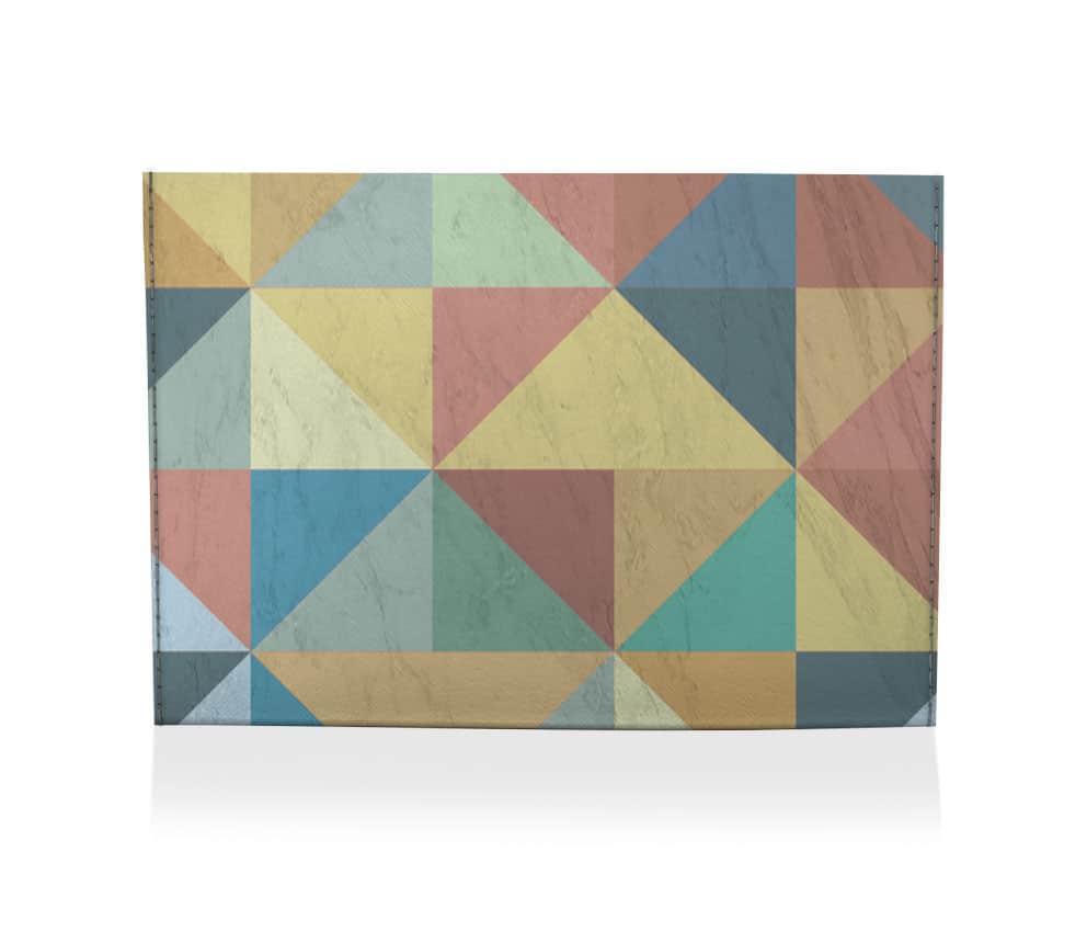 dobra porta cartao triangulos coloridos 3
