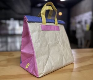 lancheira colors bege com alca