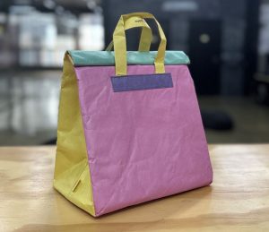 lancheira colors rosa com alca