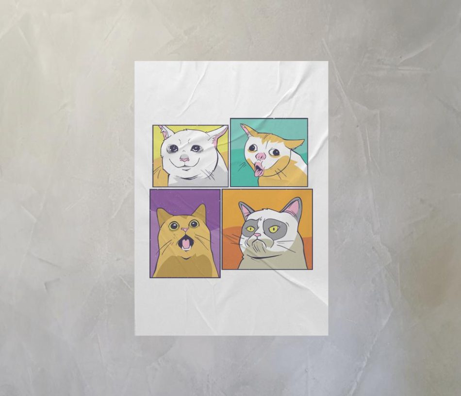 lambe-meme-cats-lambe-parede