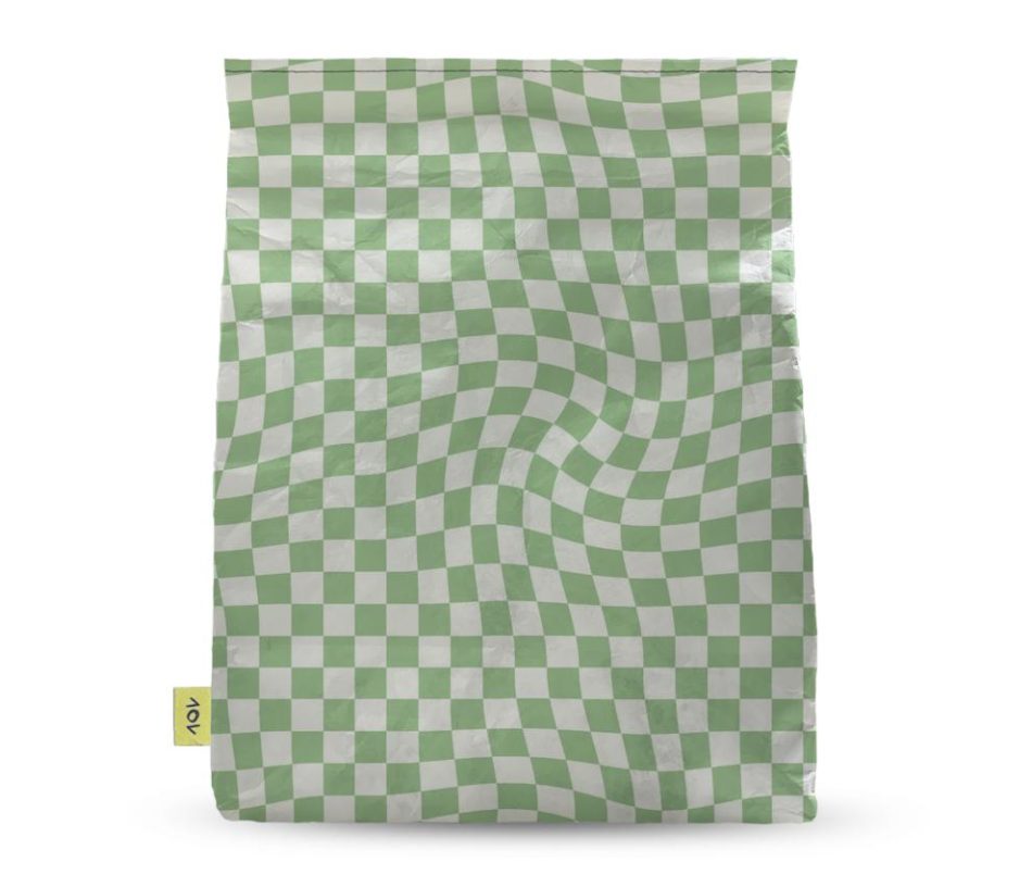 lancheira-warped-check-verde-lancheira-aberta