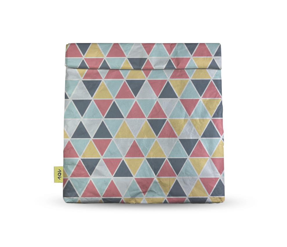 lancheira-azulejos-triangulares-coloridos-lancheira-frente