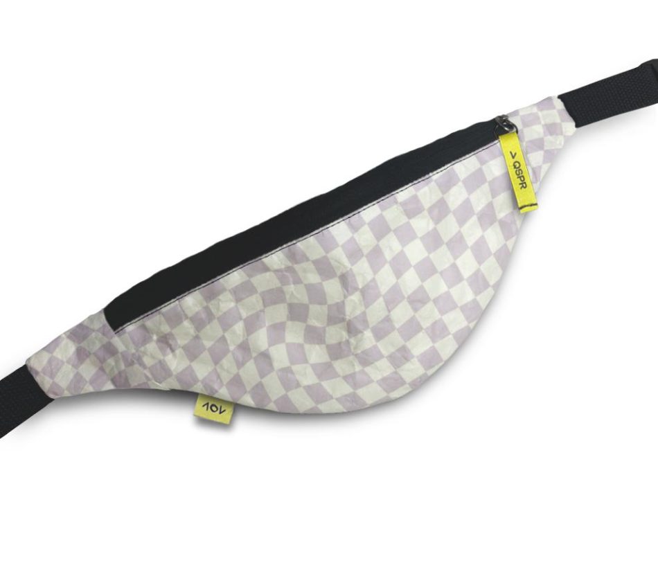 pochete-warped-check-lilas-pochete-frente pochete-warped-check-lilas-pochete-frente