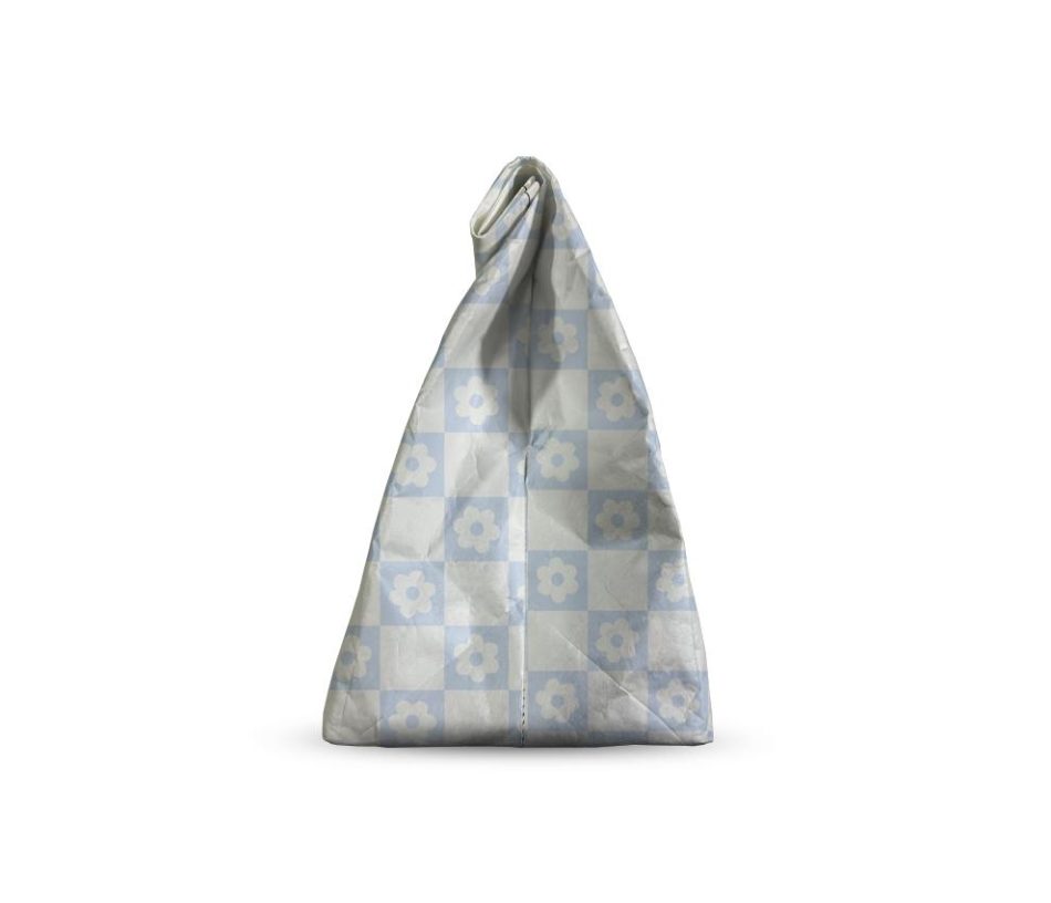 lancheira-xadrez-floral-azul-lado-1